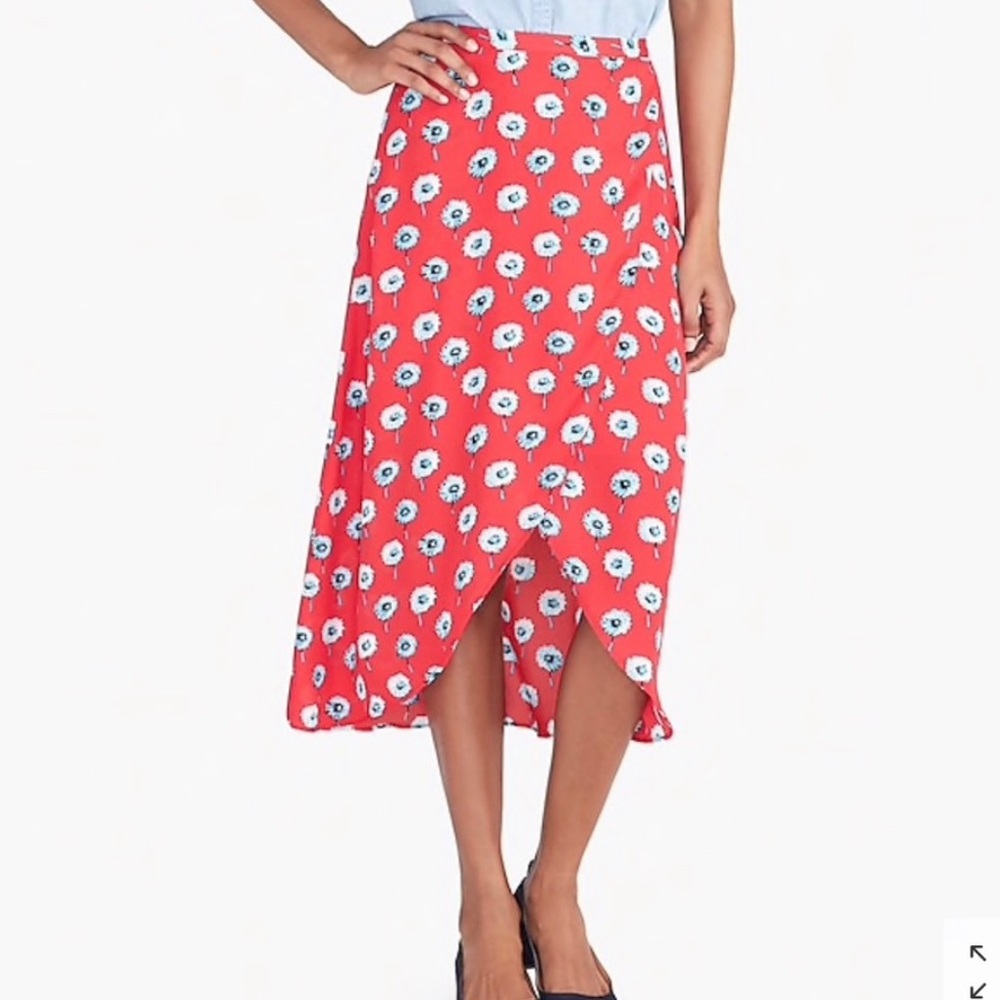 High waisted J crew skirt